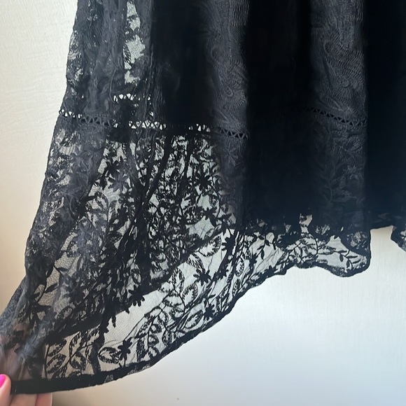 Free people black lace maxi dress - Picture 4 of 11